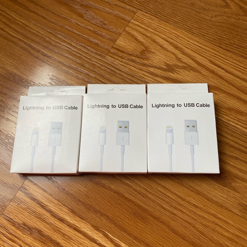 IPhone Charging Cables!!! (PACK OF 3)